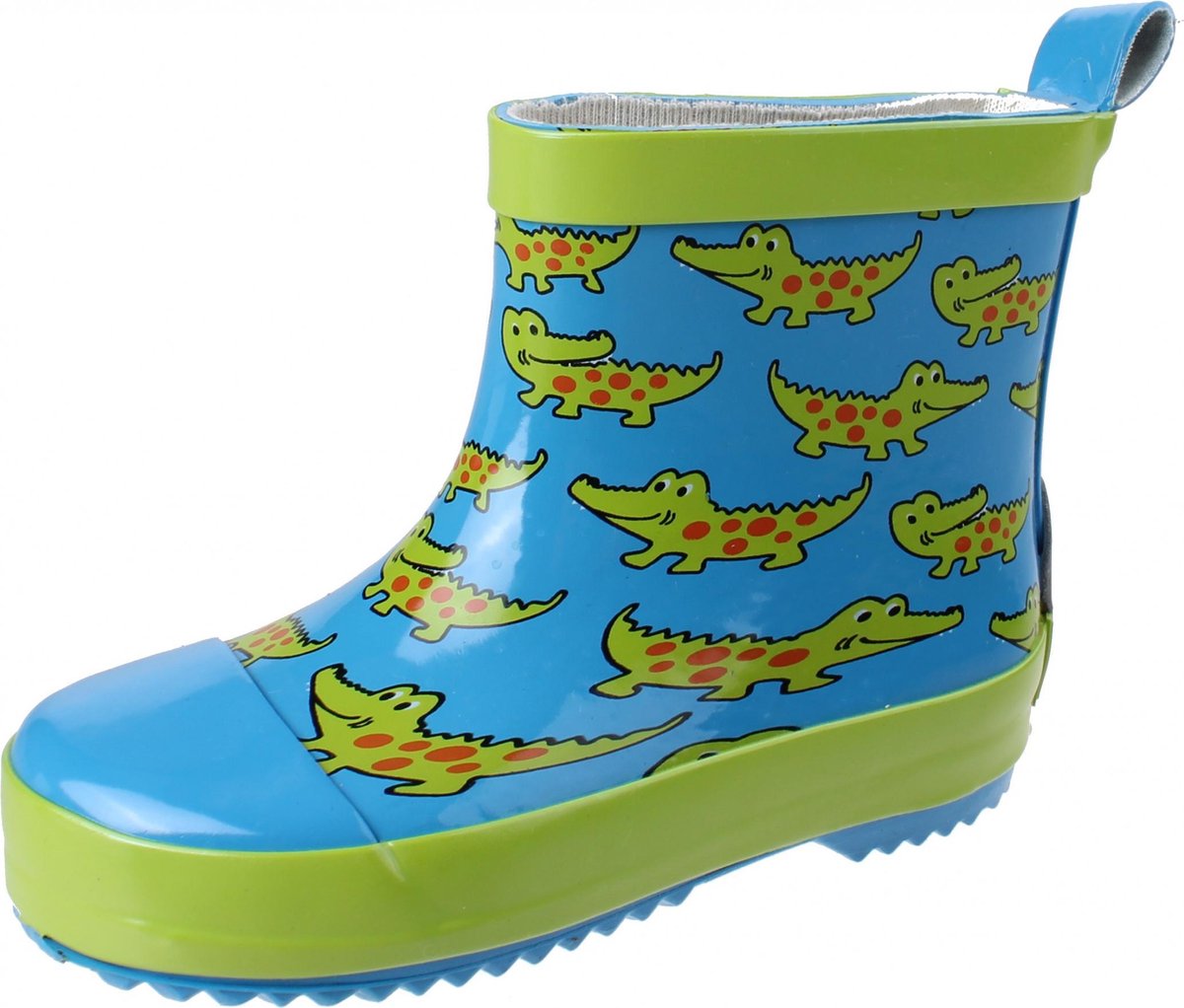 Playshoes Korte Regenlaarzen Krokodillen Blauw/groen Maat 25