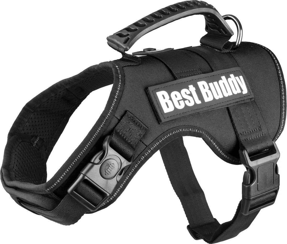 Hondentuig Best Buddy Uranus Zwart - Zwart - 70 - 90 cm x 50 mm