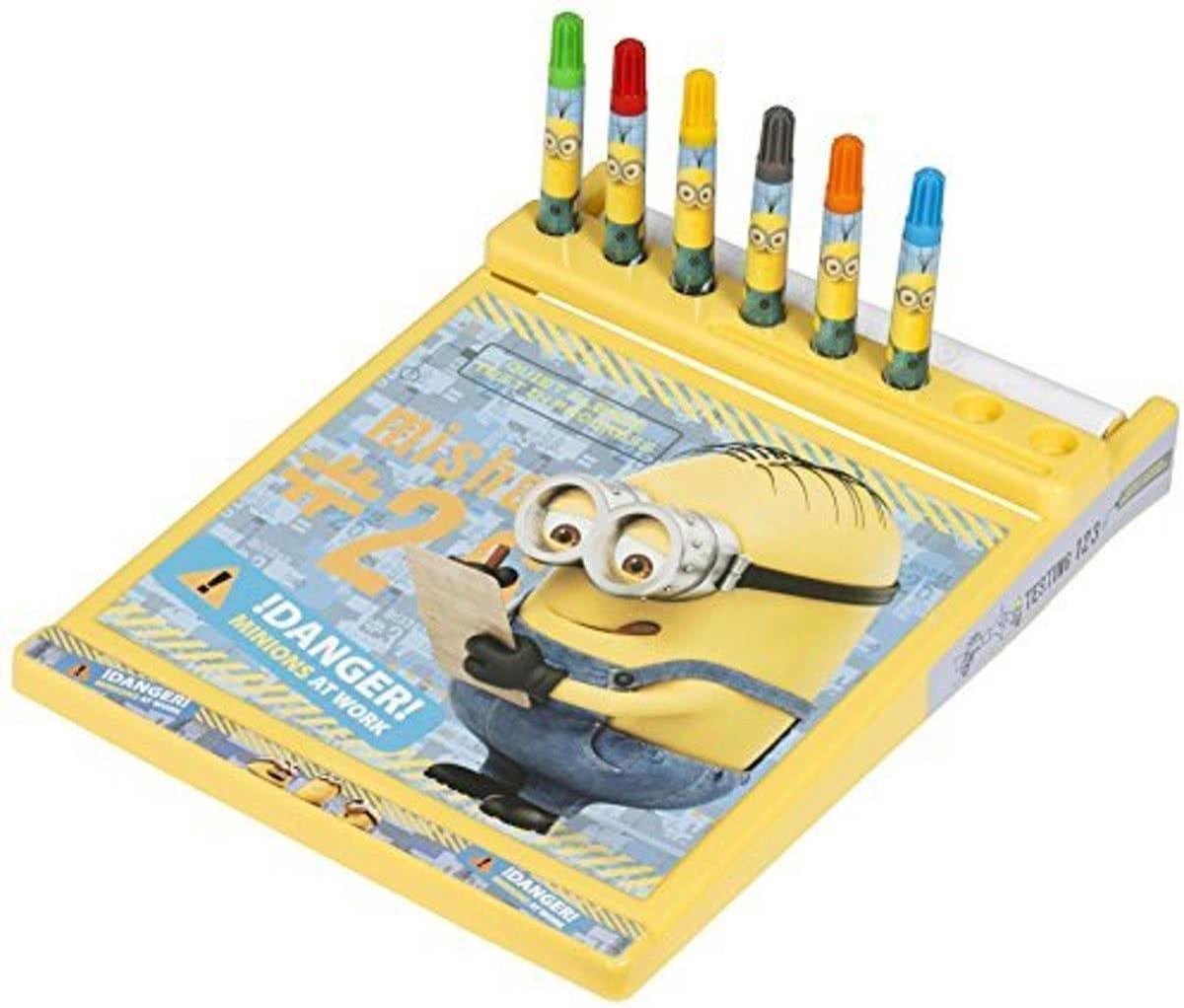 Despicable me Multifunctioneel Kleur en Tekenbord Minions – 33x24x4cm | Verschrikkelijke Ikke Artset | Knutselspullen | Hobby en Creatief