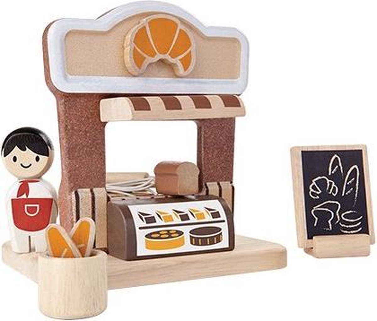 Plan Toys Plan City houten speelstad gebouw The Bakery