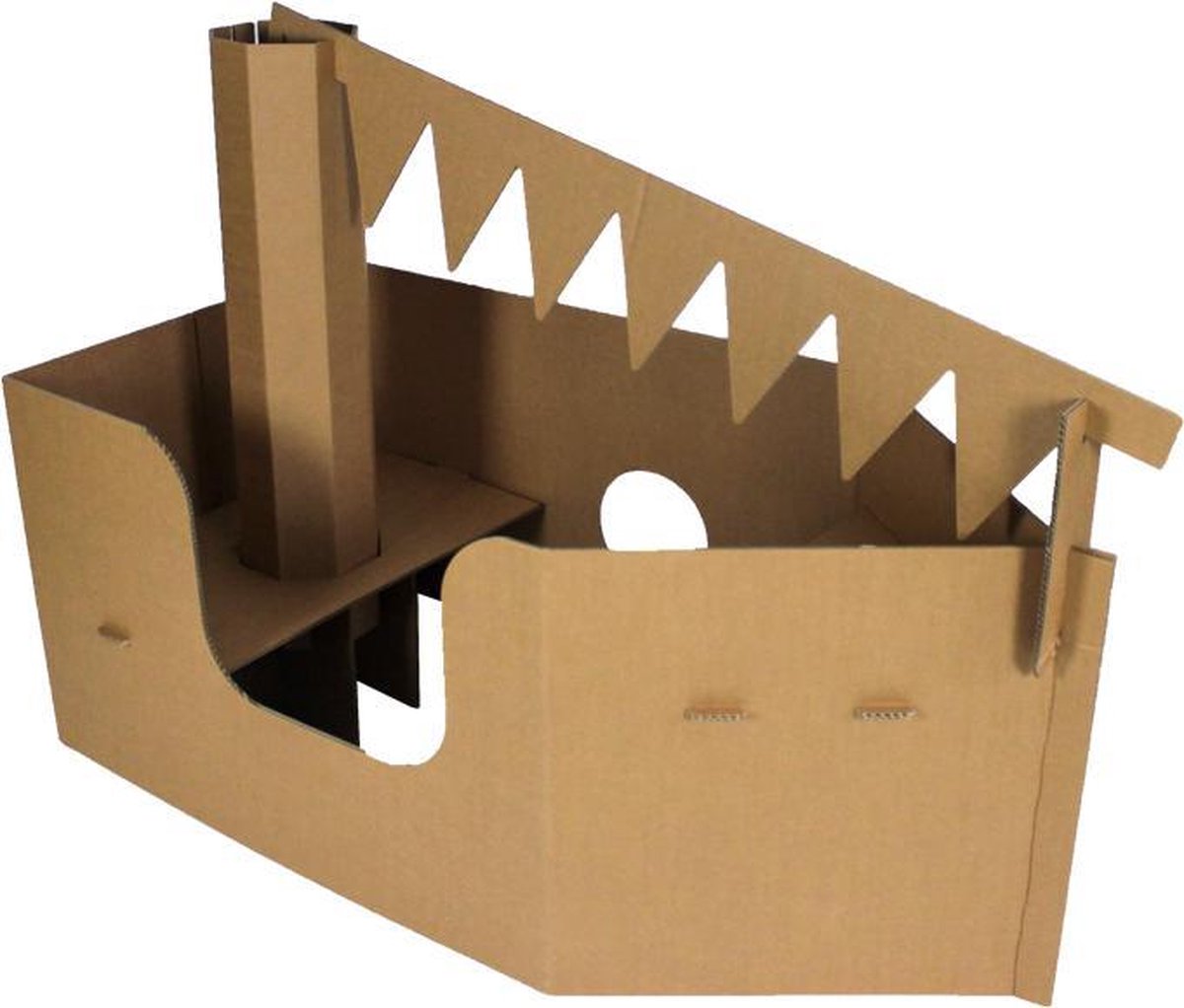 KarTent - Kartonnen Boot - Cadeau van Duurzaam Karton