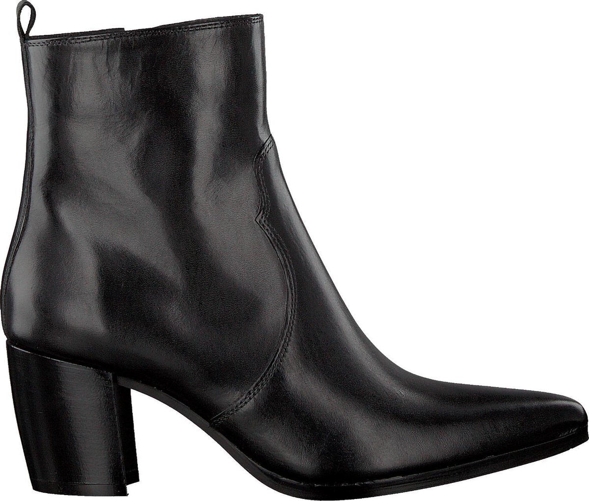 Notre-V 01a-203 Enkellaarsjes - Enkelboots - Dames - Zwart - Maat 40