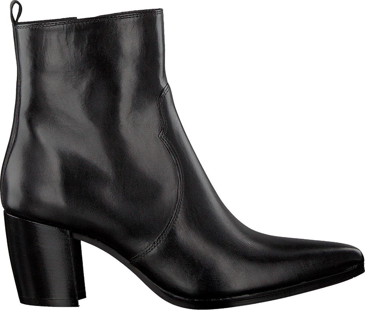Notre-V 01a-203 Enkellaarsjes - Enkelboots - Dames - Zwart - Maat 36