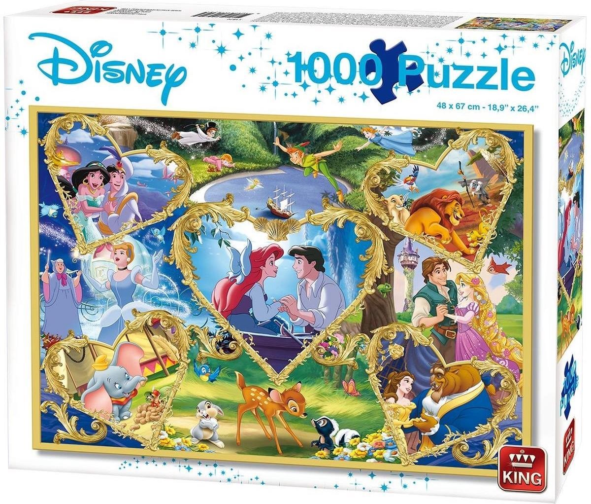 Disney 1000 Stukjes Puzzel - Movie Magic - King - Legpuzzel 68 x 49 cm