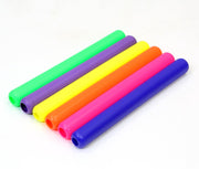 Estafette stokken set 6 stuks Gekleurd 30 cm | Relay | Atletiek