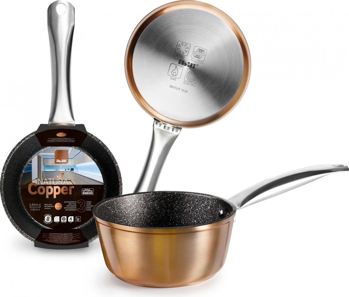 Ibili Natura Copper Steelpan - Ø 16cm