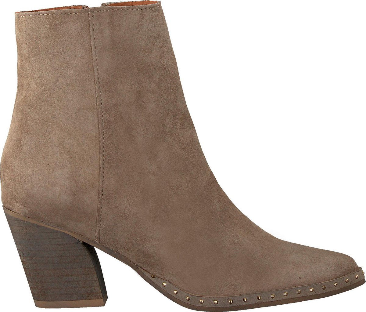 Tango Ella Oblique 10 Enkellaarsjes - Enkelboots - Dames - Taupe - Maat 41