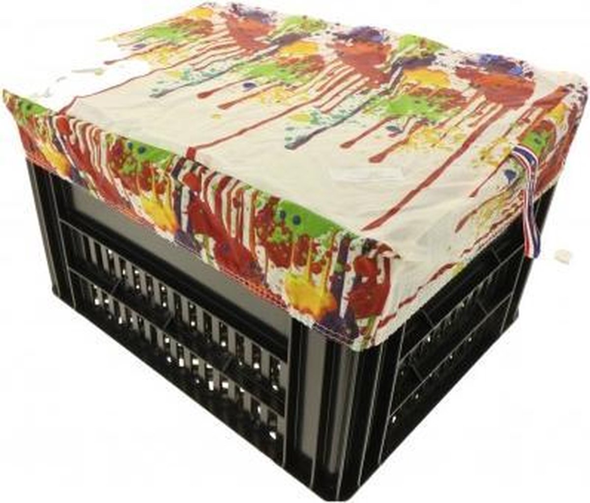 Hooodie Box M Krathoes voor fietskrat Kratafdekker Drippy Verfspetters