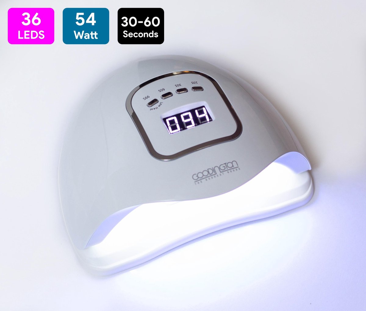 LED Nageldroger voor Gelnagels - voor elke Nagel Gellak - 36 LEDs 54/80/150W - UV licht