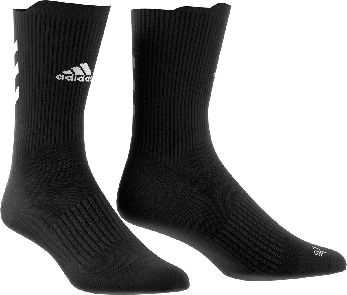 adidas - Alphaskin Crew Ultra Light Sock - Zwart - Algemeen - maat  49 - 51