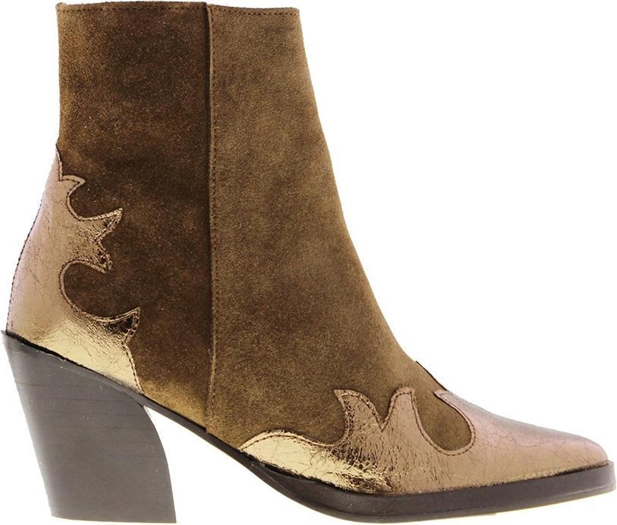 TANGO ella oblique 12 Enkellaarzen women Maat: 41 brown j cognac suede-bronze western suede
