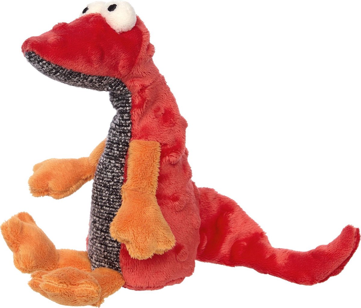 Een reptiel om te knuffelen !? Natuurlijk!! Hiermee vertrouwt sigikid met de nieuwe pluche hagedissen opnieuw op een buitengewoon ontwerp. De hagedissen maken indruk met hun grappige ogen en onconventionele materialen. Als klein cadeautje