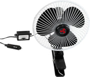 Draaibare Ventilator met klem 24VOLT 20cm