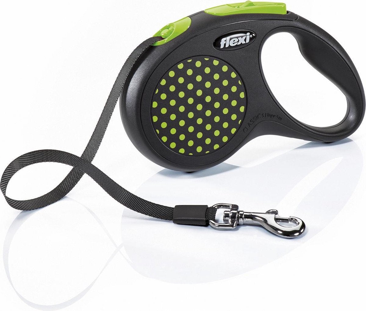 Flexi Design Tape - Hondenriem - Groen - S - 5 m