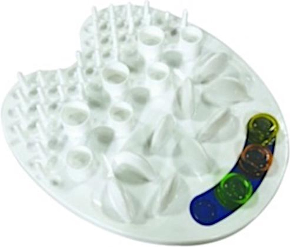 M-pets Slowfeeder Iris 34 X 38 X 5 Cm Wit