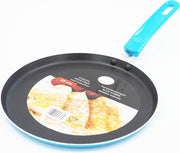 YILTEX – Pannenkoekenpan / Pannenkoekenpan Alle vuren + Inductie / Koekenpan / Koekenpan Alle vuren + Inductie – Ø25cm - Blauw