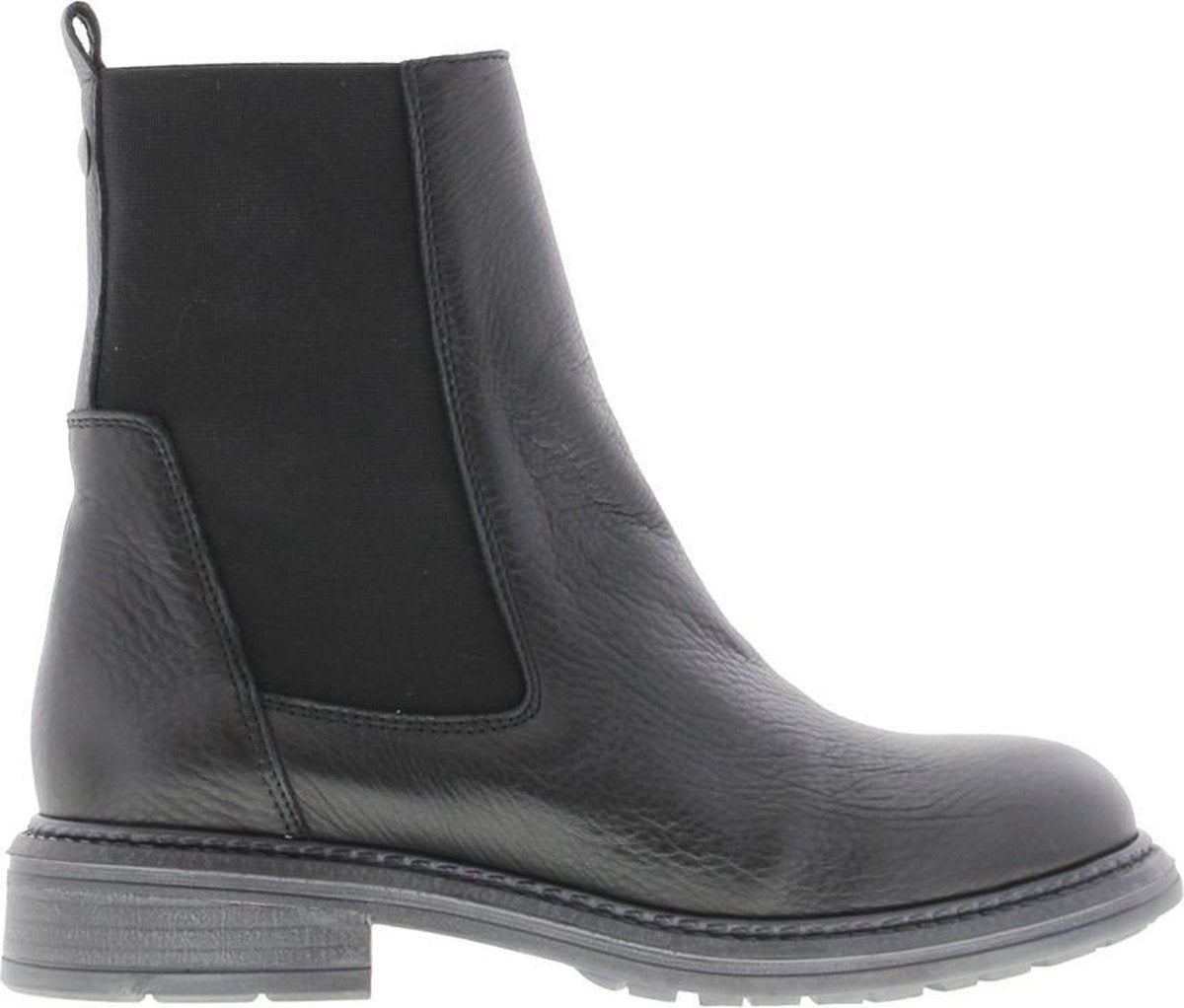 Tango | Cate 17-a black leather chelsea boot - black sole | Maat: 40