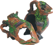 Aquarium decoratie Dubbele Kruiken - 17 x 12 x 14 cm