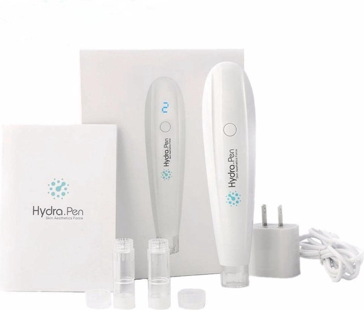 Microneedling Hydra Pen H2 Draadloos - Dermapen - Microneedle therapy met twee cartridges