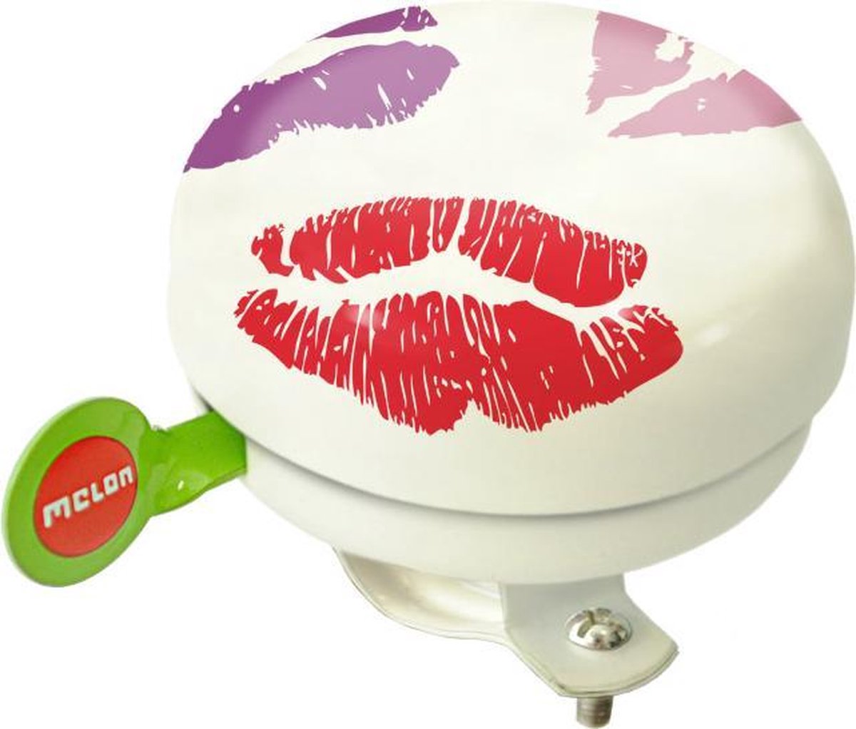 Melon bel Smoochy 60mm wit