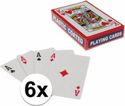 Speelkaarten setjes 6 stuks
