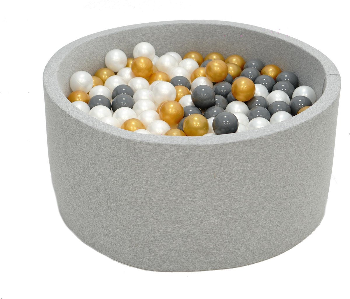 Ballenbak Grijs 90x40 met 250 ballen Parel