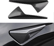 Tesla Model 3 S X Carbon Camera Cover Set Zijkant Auto Accessoires Styling Nederland en België