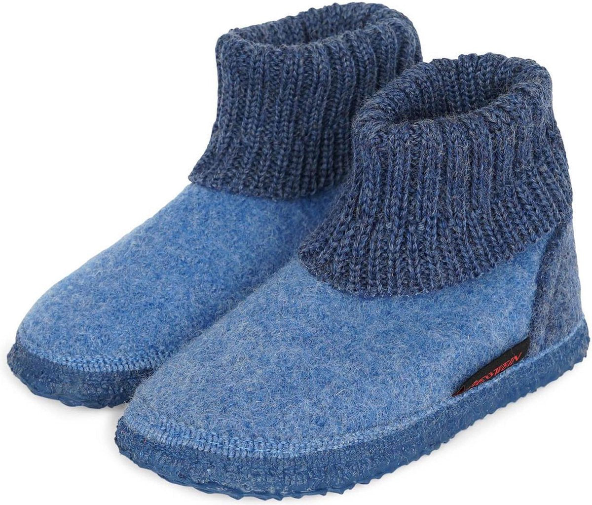 Giesswein Sloffen - Maat 28 - Unisex - blauw