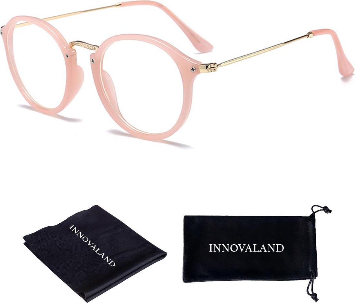 Innovaland Computerbril Premium - Blauw Licht bril - Beeldschermbril - Blue Light Glasses - Blauw Licht Bril Zonder Sterkte - Blauw Licht Bril Filter Brillen - Blue Light Filter Bril - Blauw Licht Filter Bril - Gaming Bril - Game bril