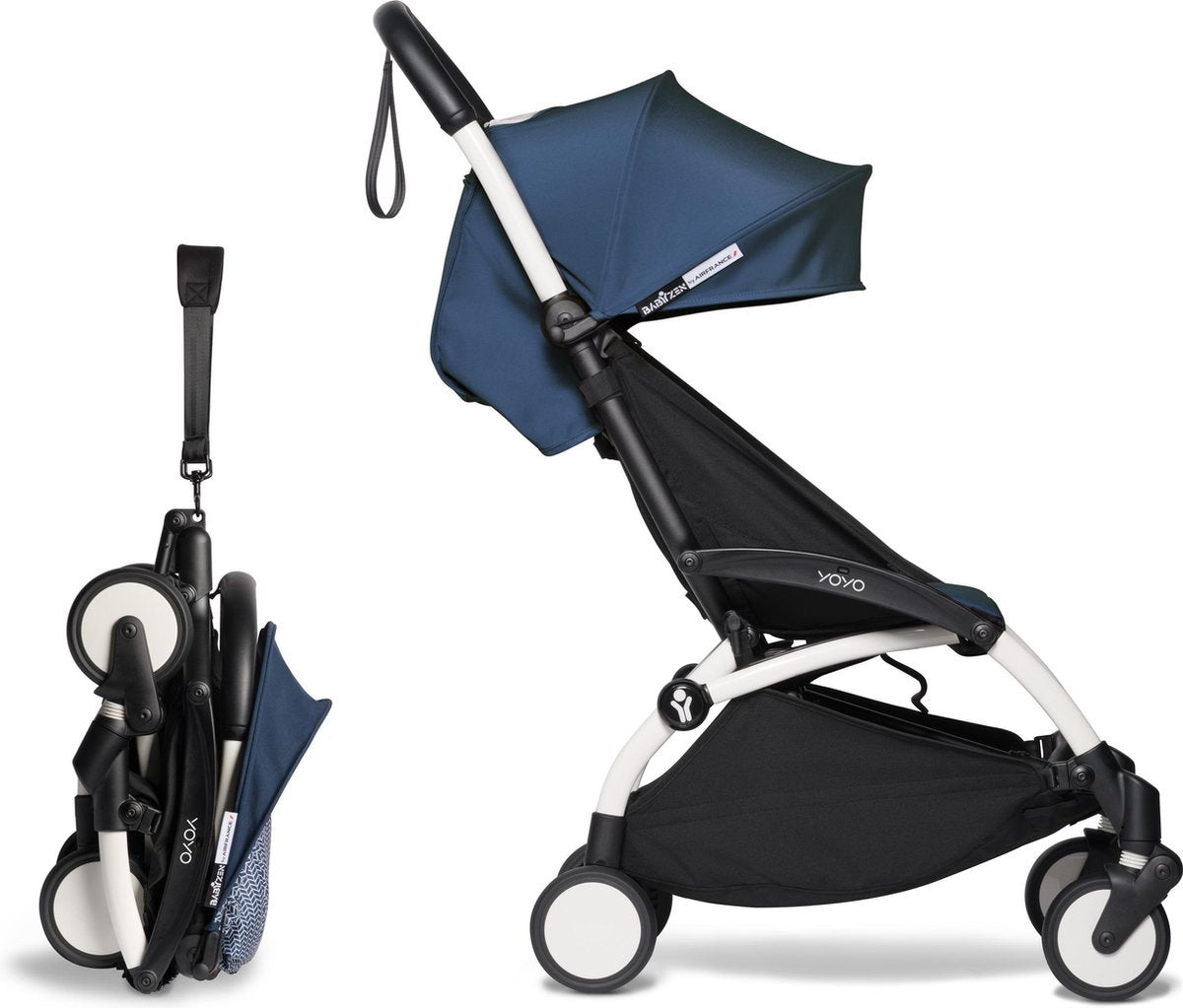 Babyzen YOYO² buggy 6+ navy AirFrance frame wit