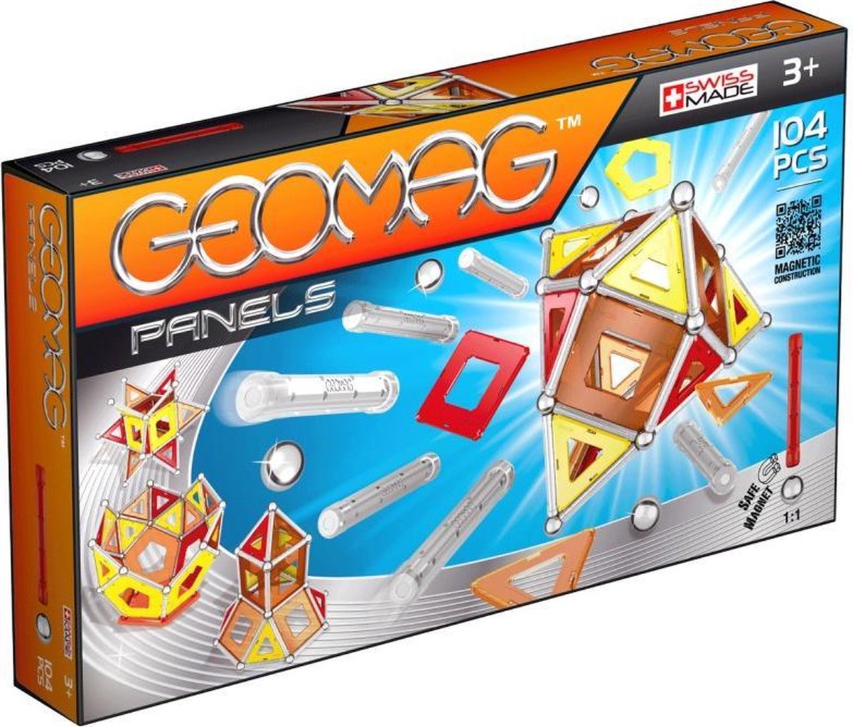 Geomag Panelen 104-delig
