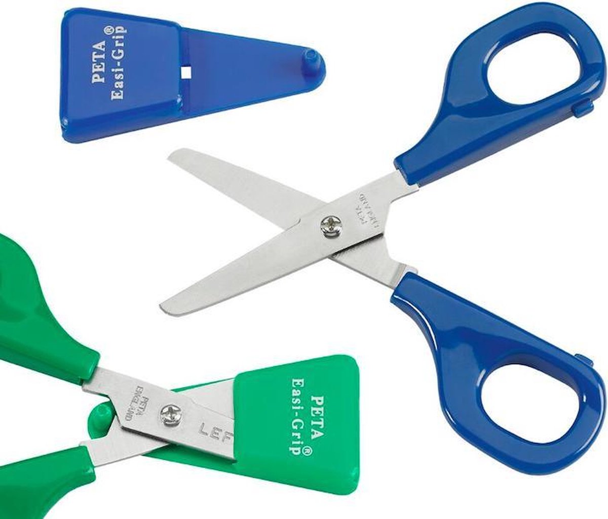 Ergonomische en zelfopenende schaar Easi-Grip® 45 mm ronde punt - rechts