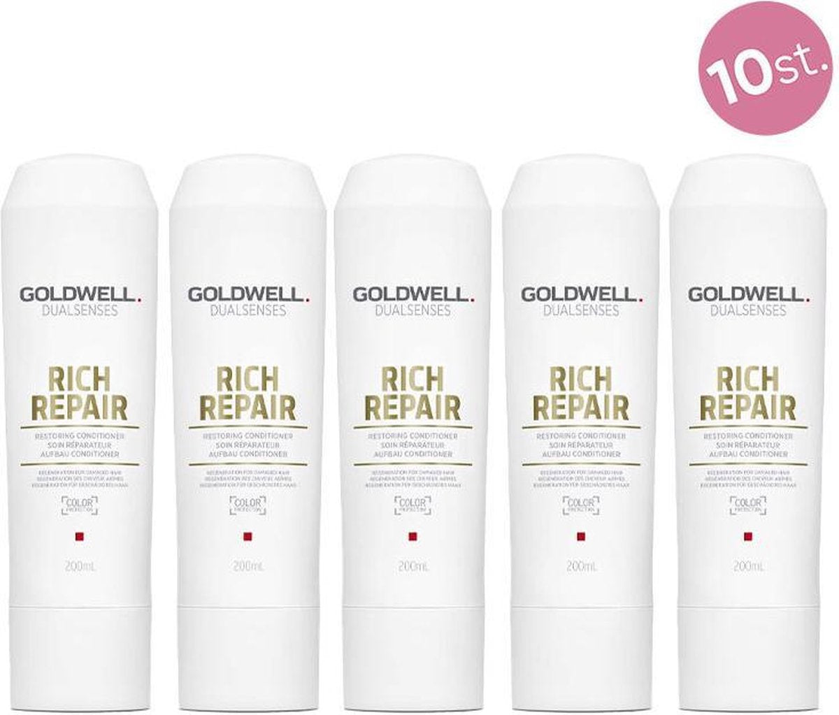 10X Goldwell Dualsenses Rich Repair Restoring Condtioner 200ml