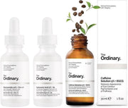 Face Serum Set! The Ordinary | Niacinamide 10% + Zinc 1% High Strength Vitamin and Mineral Blemish Formula | The Ordinary Hyaluronic Acid 2% + B5 serum | Caffeine Solution 5% + EGCG Oogverzorging