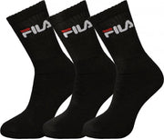 Fila - 6-pack Sokken - Zwart - Maat 43-46