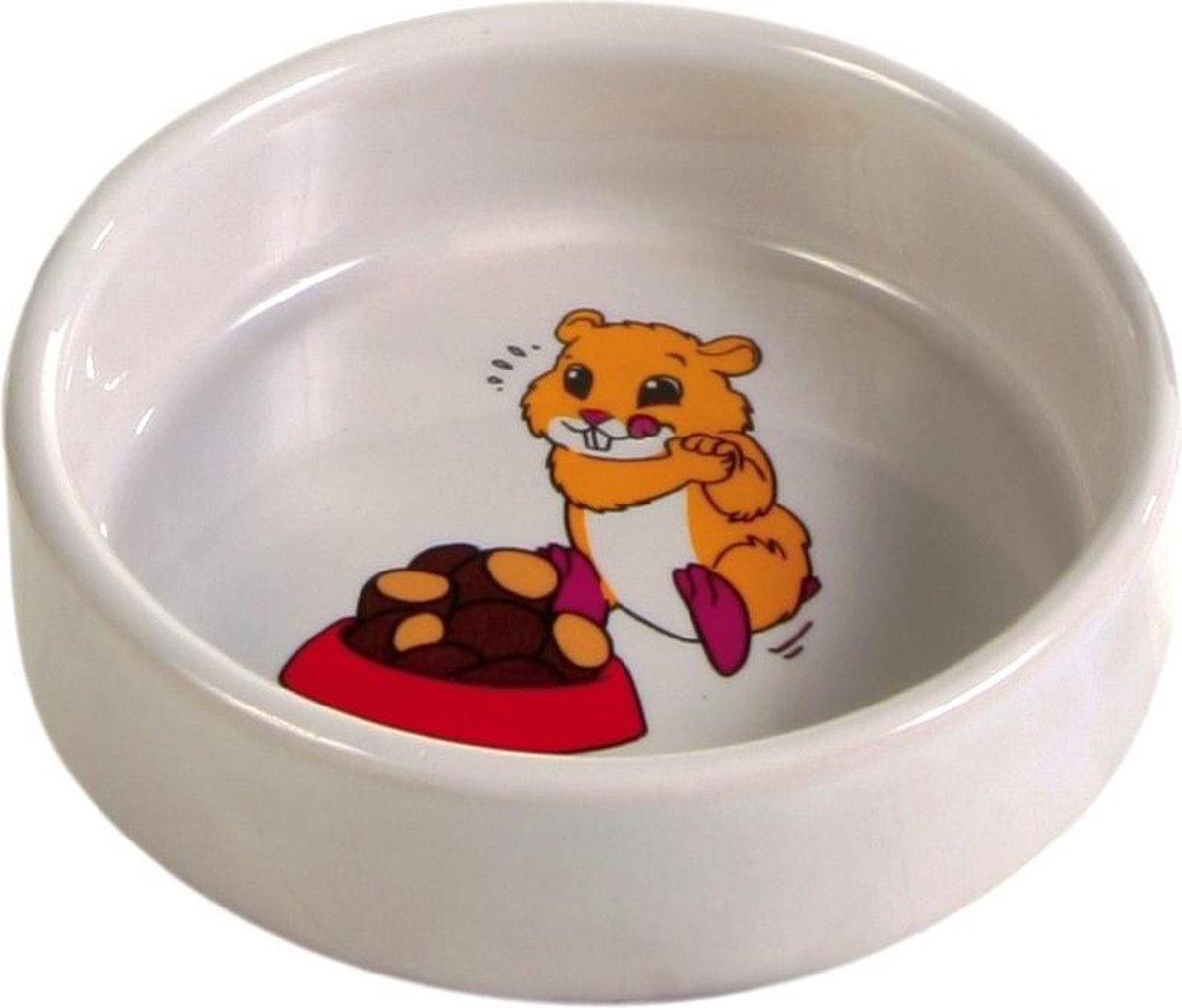 Keramieke voerbak voor kleine knaagdieren