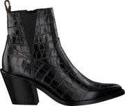 Scotch & Soda Abbey 75106 Enkellaarsjes - Enkelboots - Dames - Zwart - Maat 38