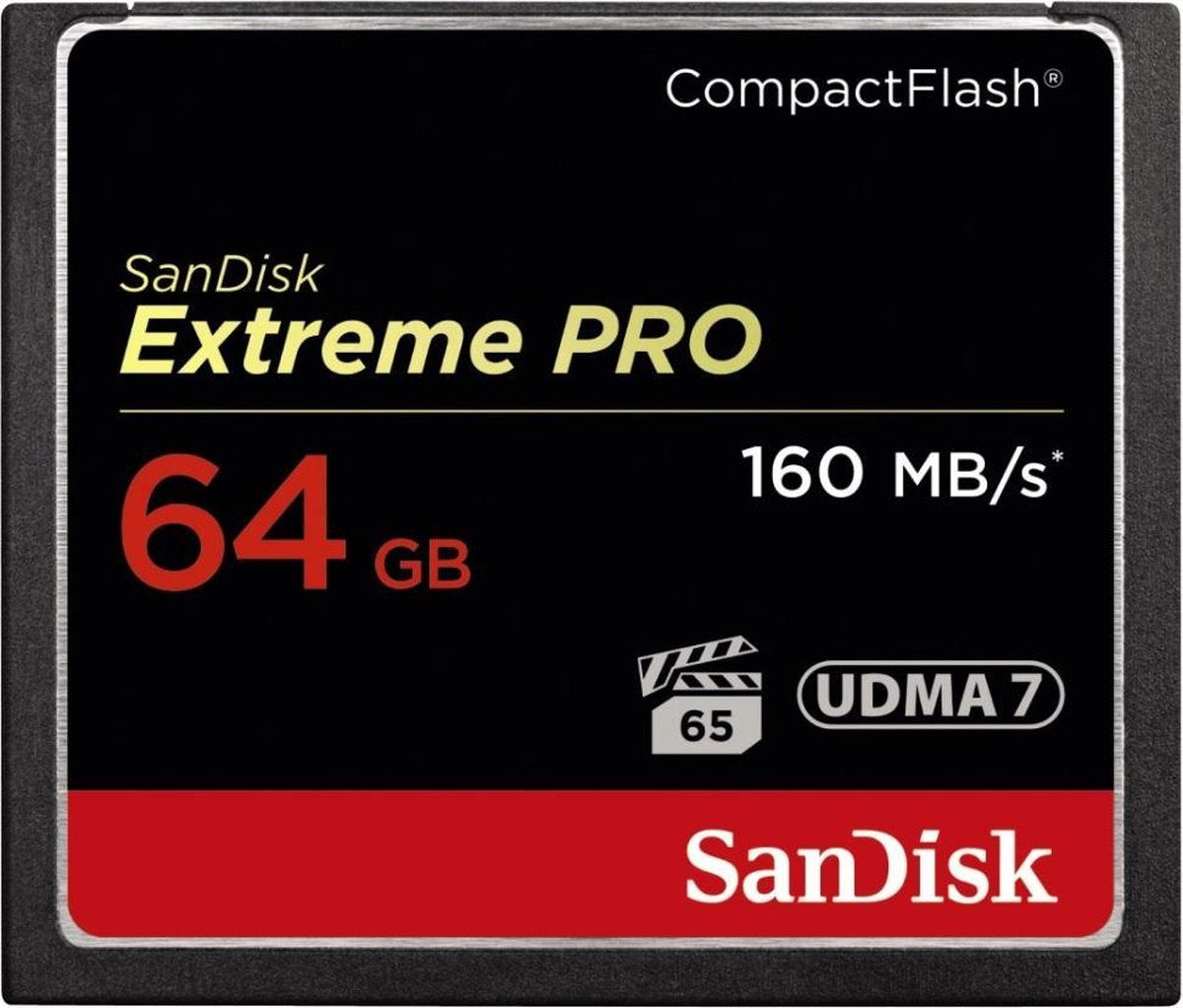 Sandisk CF Extreme Pro 64GB 160MB/sec.