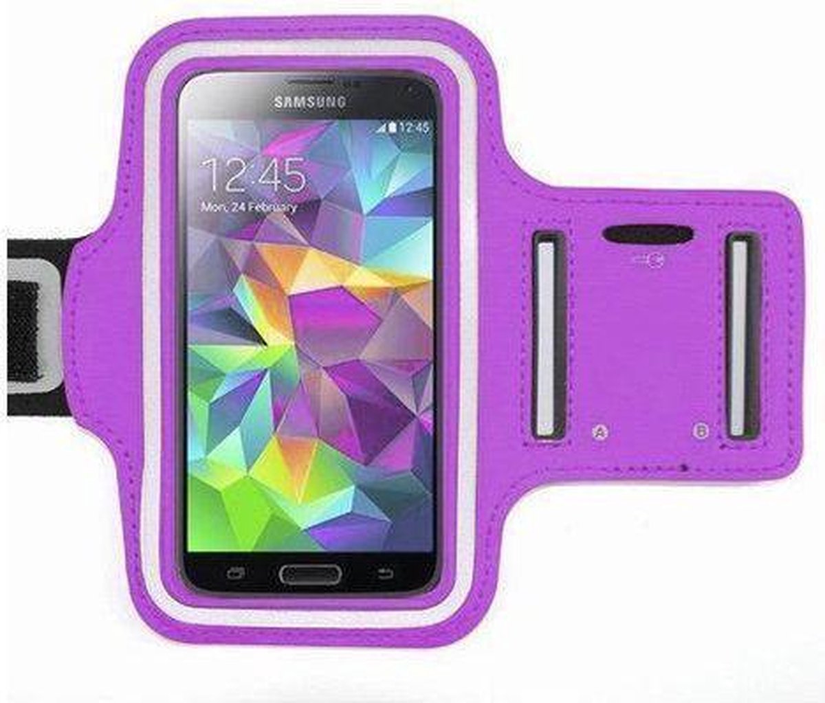 Samsung Galaxy Note 3 sports armband case Paars Purple