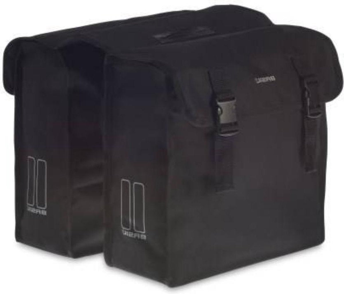 Dubbele fietstas Basil Mara 26 liter 33 x 11 x 30 cm - zwart