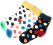 Hipperboo® - The Kids - Kindersokken - 3 paar - 6-10 jaar oud - Maat 29-33 - Stippen