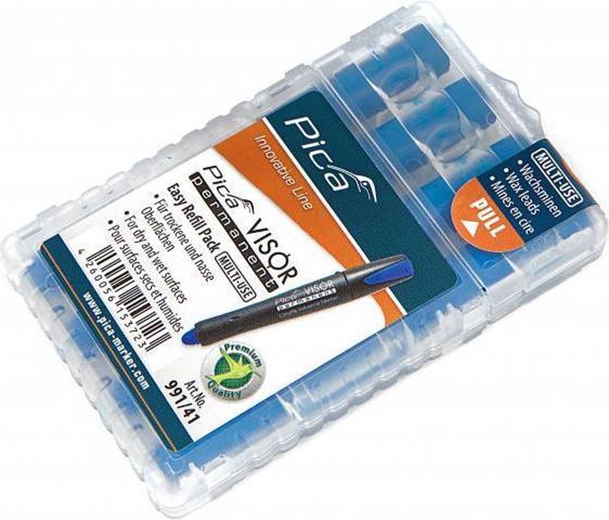 PICA 991/41 VISOR PERMANENT NAVULLING BLAUW
