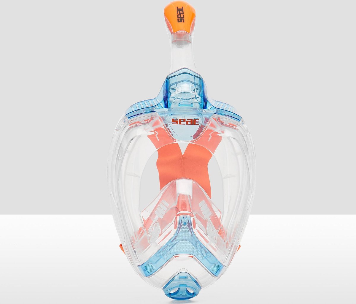 Seac Unica Snorkelmasker - Small Blauw/Oranje - Maat ONESIZE