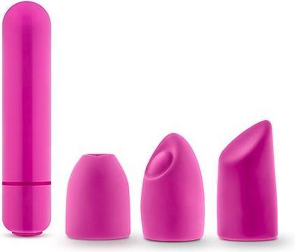 Rose - Vibrerende bullet met opzetstukjes Euphoria - Roze
