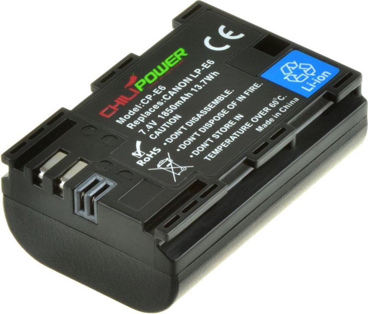 ChiliPower camera accu Canon LP-E6N
