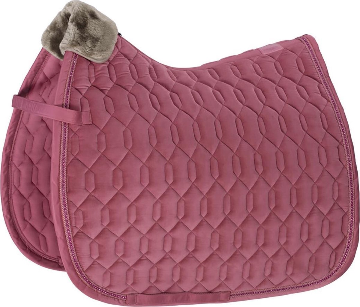 Eskadron Zadeldek  Classic Velvet - Pink - dressuur Full