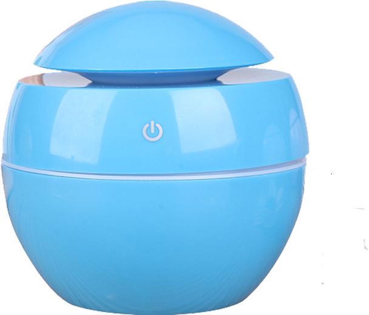DHHM | Aroma diffuser | 130ml | Ultrasone humidifier | vernevelaar | bevochtiger | verdamper | Aroma therapie | Lichtblauw | Incl. 2x 10ml geurolie