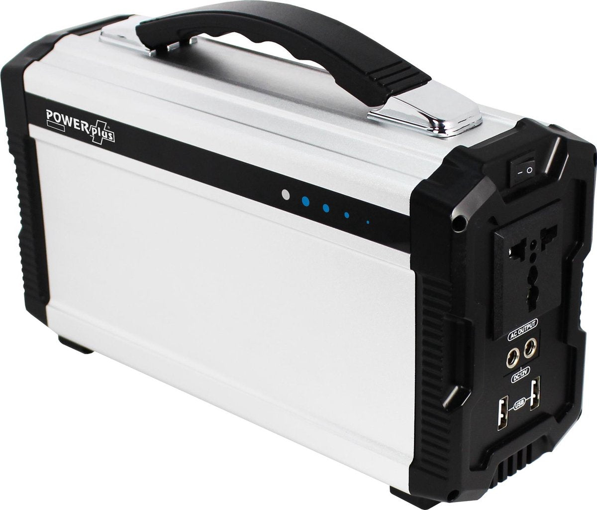 POWERplus Cayman Power Station Energiestation 220V 12V 5V - Uitgang 220V 12V 5V USB