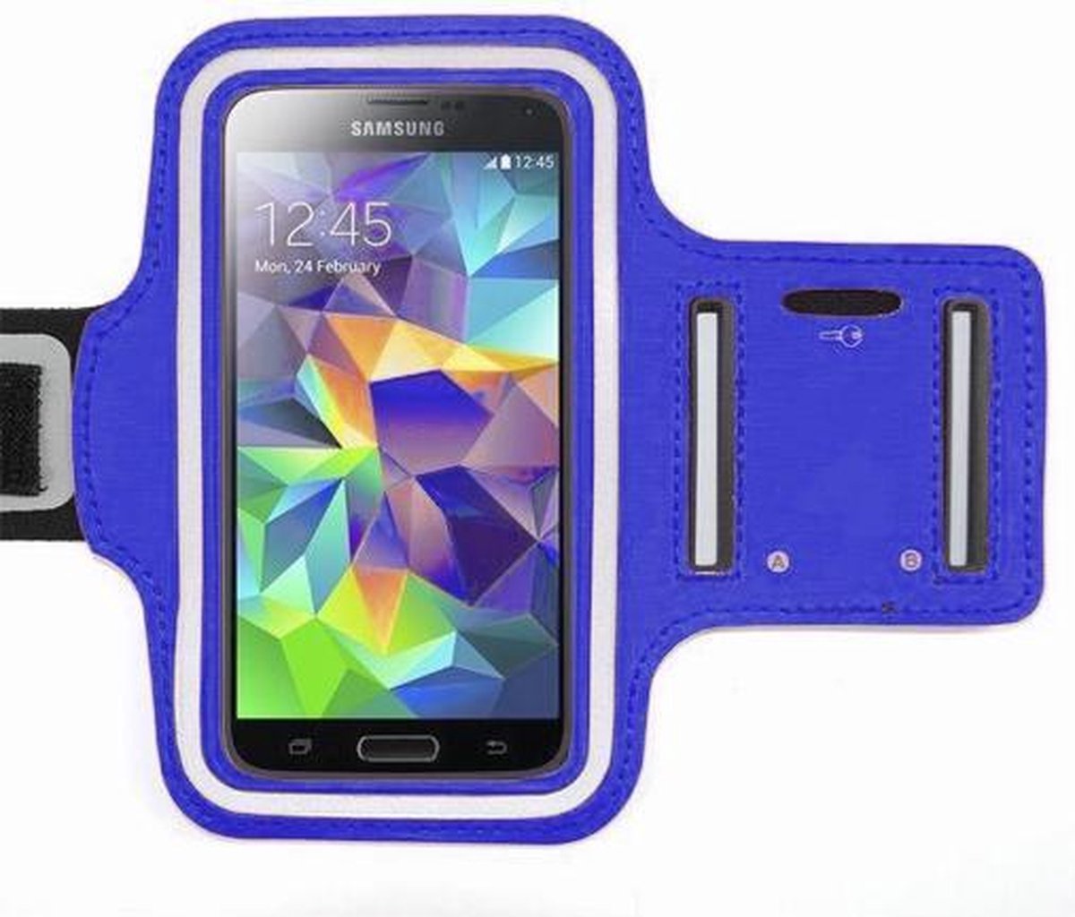 LG G3 (D855) sports armband case Donker Blauw Dark Blue