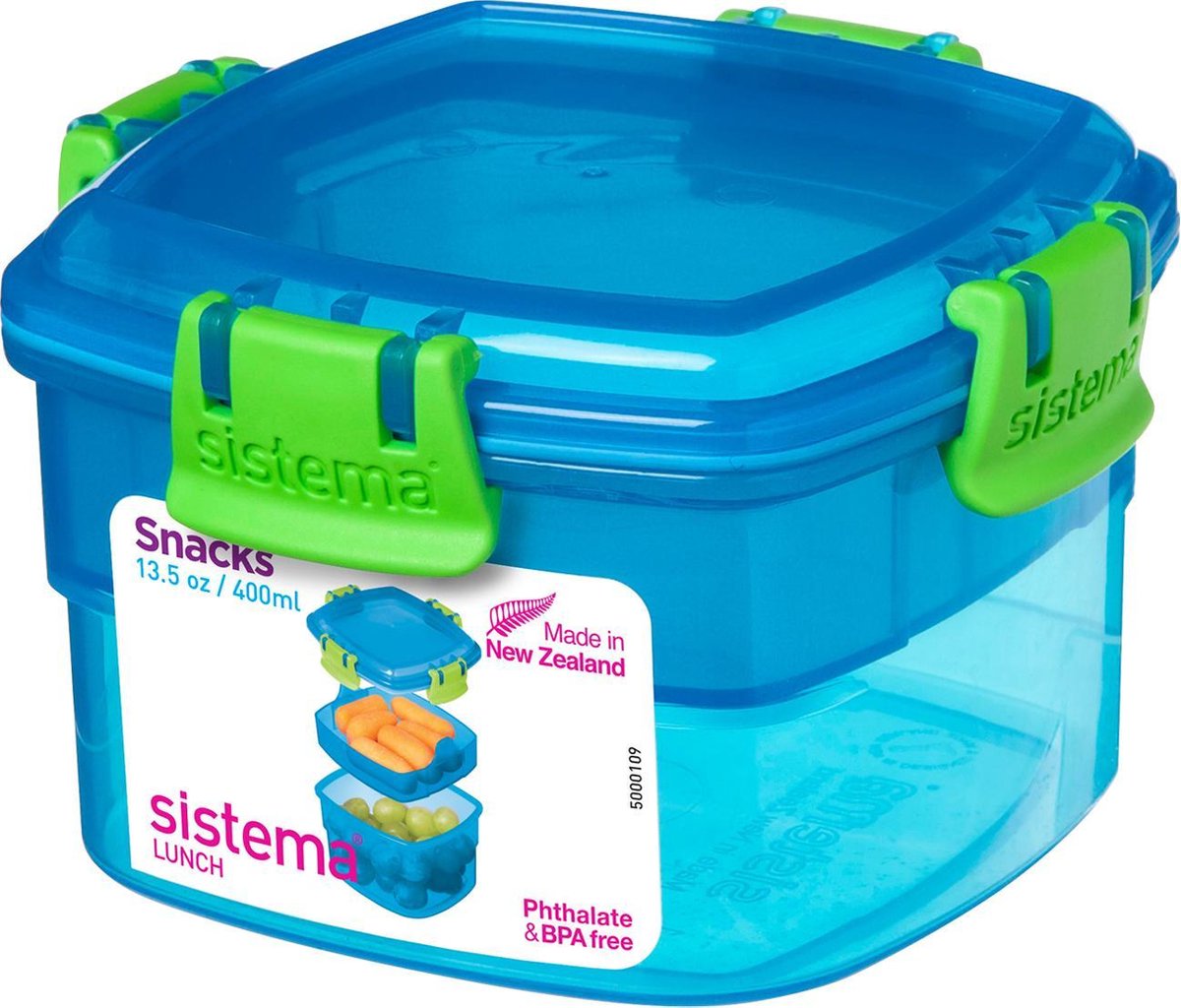 Sistema Lunch Vershouddoos - Snackdoos - Blauw - 400ml